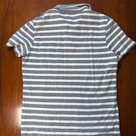 Banana Republic Striped Polo Size Large - Picture 4 of 6